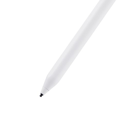 タッチペン/スタイラス/充電式/iPadモード・汎用モード切替/パームリジェクション対応/磁気吸着/USB-C充電/ペン先交換可能/ホワイト