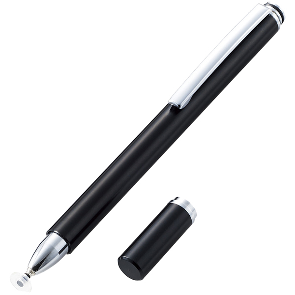 スマートフォン・タブレット用タッチペン/ディスクタイプ/ブラック