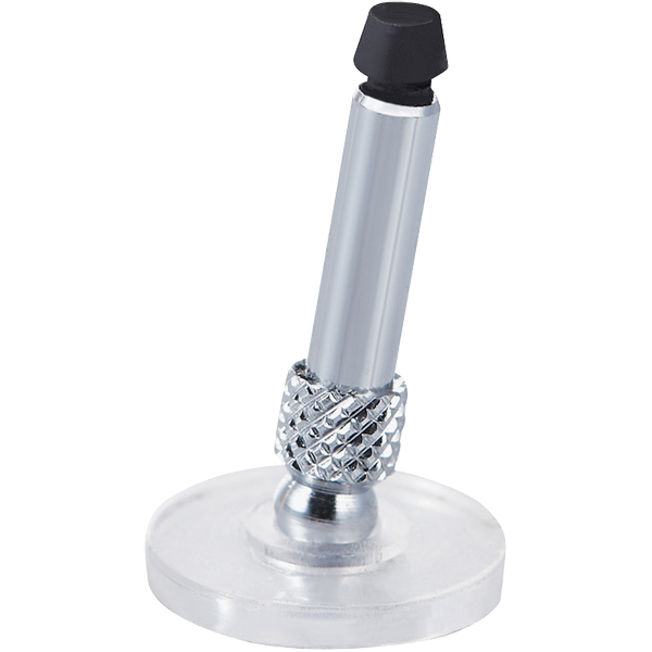 タッチペン/スマホ・タブレット用/ディスクタイプ/超感度/磁気吸着/マグネットキャップ/ブラック