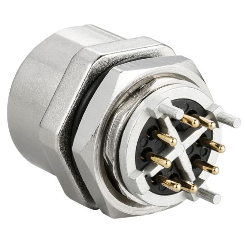 防水インダストリアルコネクター/M12/8ピン(メス)