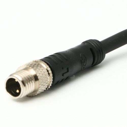 防水インダストリアルケーブル/M8/3ピン(オス)