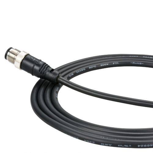 防水インダストリアルケーブル/M12/4ピン(オス)