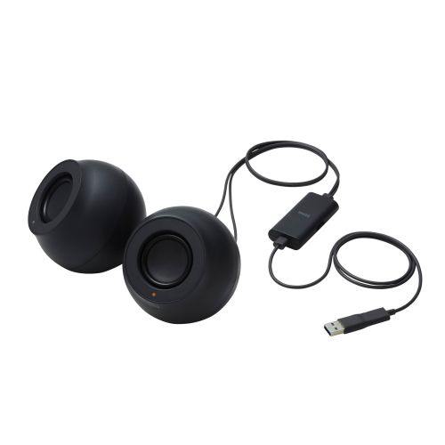 PC用2.0chスピーカー/Stina/4.4W/USB接続/ブラック