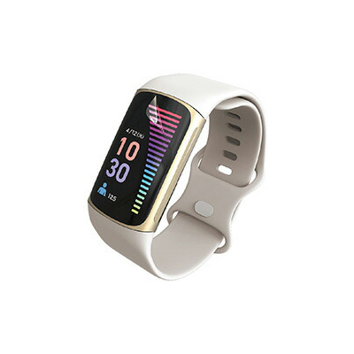 Fitbit Charge 6/Fitbit Charge5/衝撃吸収フィルム/フルカバー/指紋防止/高透明