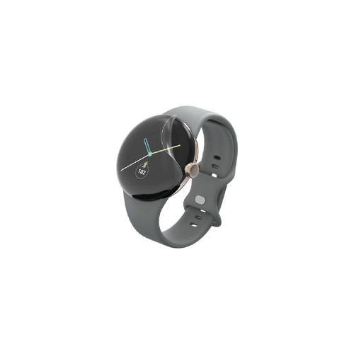 Google Pixel Watch 2/Google Pixel Watch/衝撃吸収フィルム/フルラウンド/指紋防止/高透明/2枚入り