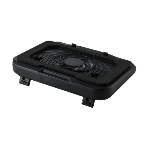 ノートPC用冷却台/置き台/密閉タイプ/3段階高さ調整/18段階風量調整/～18インチ対応/ブラック