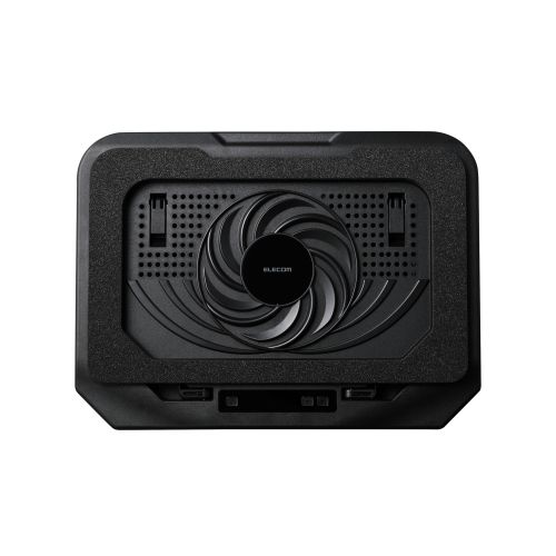 ノートPC用冷却台/置き台/密閉タイプ/3段階高さ調整/18段階風量調整/～18インチ対応/ブラック