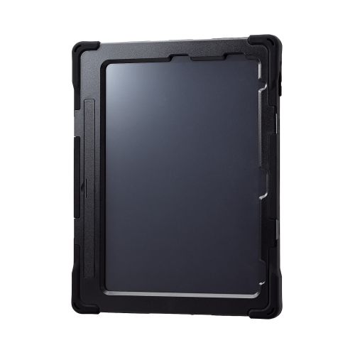 iPad 10.9inch(第10世代)用フルプロテクトケース/ショルダーベルト付/スタンド付/Apple Pencil収納/ブラック