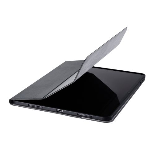13インチiPad Pro(M4)ソフトレザーケース/ドローイングアングル/360度回転/ブラック