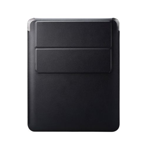 11インチiPad Pro(M4)レザーポーチ/スタンド/Apple Pencil収納/ブラック