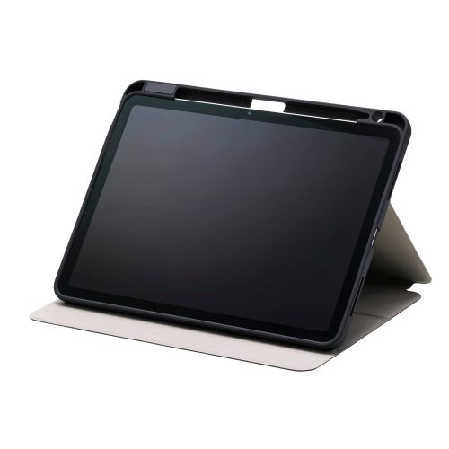 iPad Air 11インチ(M3/M2)/フラップケース/衝撃吸収/ApplePencil収納/スリープ対応/ネイビー