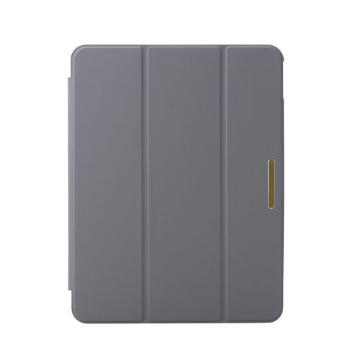 iPad Air 11インチ(M3/M2)/フラップケース/CHIC STYLE/背面クリア/チャコールグレー