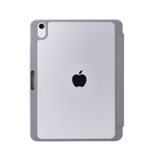 iPad Air 11インチ(M3/M2)/フラップケース/CHIC STYLE/背面クリア/チャコールグレー