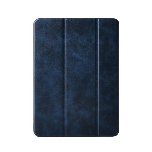 iPad Air 11インチ(M3/M2)/フラップケース/薄型軽量/背面クリア/2アングル/スリープ対応/ネイビー