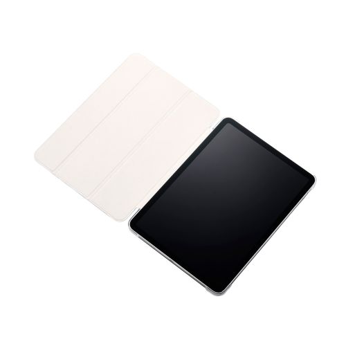 iPad Air 11インチ(M3/M2)/フラップケース/薄型軽量/背面クリア/2アングル/スリープ対応/ネイビー
