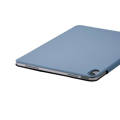 iPad Air 11インチ(M3/M2)/フラップケース/超薄型/ソフトレザー/マグネット装着/スリープ対応/ブルーグレー