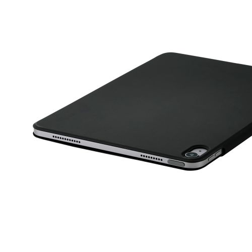 iPad Air 11インチ(M3/M2)/フラップケース/超薄型/ソフトレザー/マグネット装着/スリープ対応/ブラック