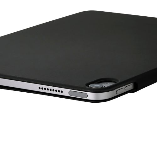 iPad Air 11インチ(M3/M2)/フラップケース/超薄型/ソフトレザー/マグネット装着/スリープ対応/ブラック