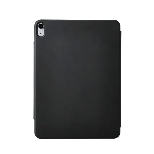 iPad Air 11インチ(M3/M2)/フラップケース/超薄型/ソフトレザー/マグネット装着/スリープ対応/ブラック
