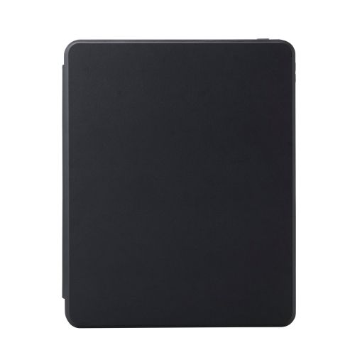 13インチiPad Pro(M4)/フラップケース/360度回転/マグネット着脱/背面クリア/ブラック