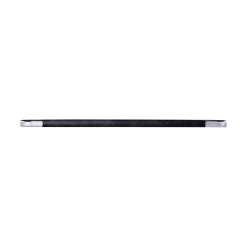 13インチiPad Pro(M4)/フラップケース/薄型軽量/背面クリア/2アングル/スリープ対応/ブラック