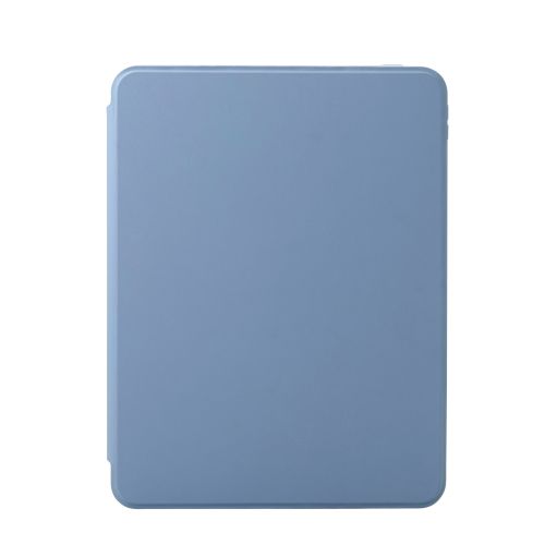 11インチiPad Pro(M4)/フラップケース/360度回転/マグネット着脱/背面クリア/ブルーグレー