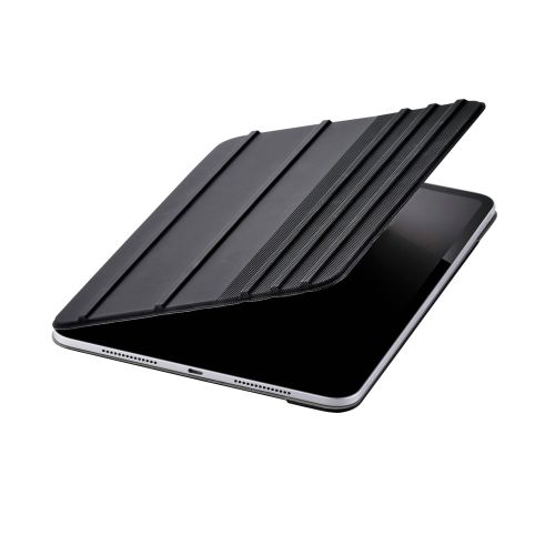 11インチiPad Pro(M4)/フラップケース/ソフトレザー/ドローイング/アングル7段階/スリープ対応/ブラック