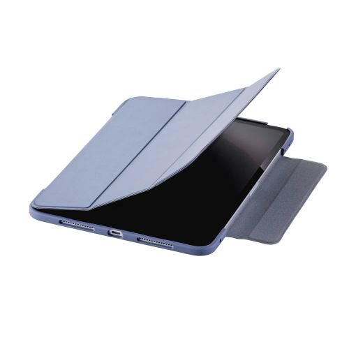 11インチiPad Pro(M4)/フラップケース/薄型軽量/背面クリア/フレームカラー/ブルーグレー