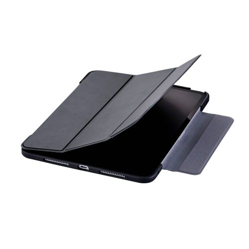 11インチiPad Pro(M4)/フラップケース/薄型軽量/背面クリア/フレームカラー/ブラック