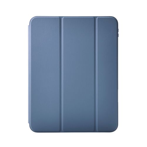 iPad 11インチ(A16)/10.9インチ(第10世代)/フラップケース/衝撃吸収/ApplePencil収納/スリープ対応/ブルーグレー