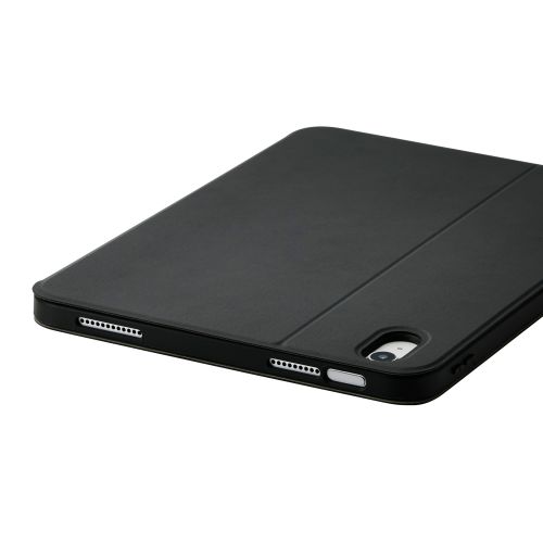 iPad 11インチ(A16)/10.9インチ(第10世代)/フラップケース/衝撃吸収/ApplePencil収納/スリープ対応/ブラック