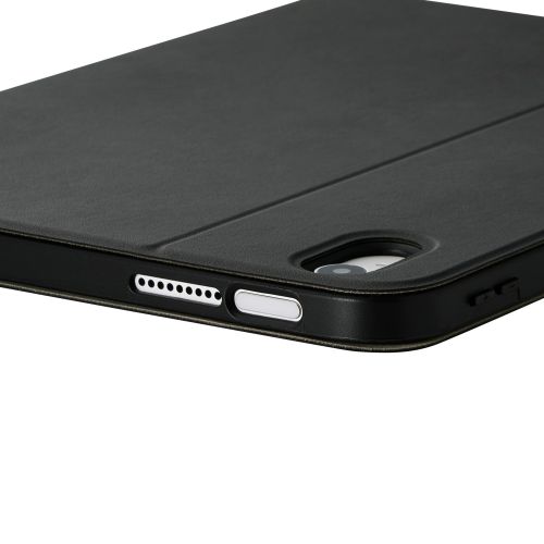 iPad 11インチ(A16)/10.9インチ(第10世代)/フラップケース/衝撃吸収/ApplePencil収納/スリープ対応/ブラック