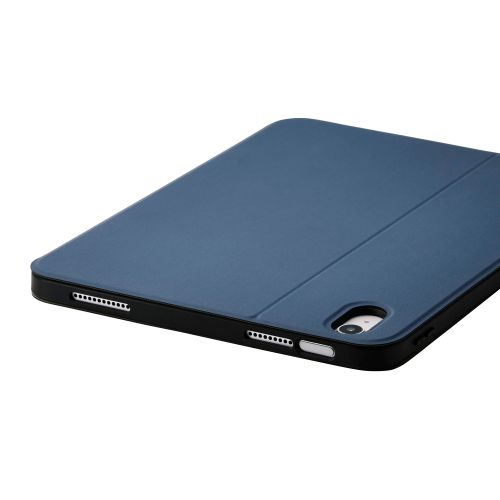 iPad 11インチ(A16)/10.9インチ(第10世代)/フラップケース/衝撃吸収/ApplePencil収納/スリープ対応/ネイビー