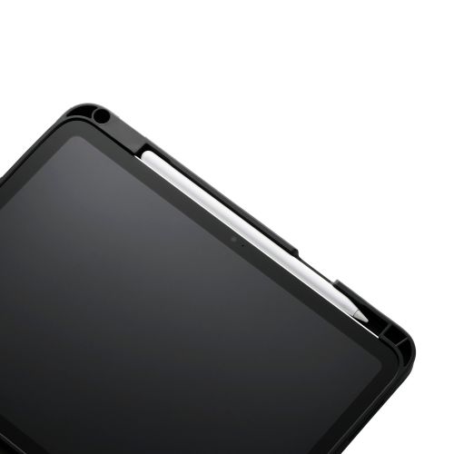 iPad 11インチ(A16)/10.9インチ(第10世代)/フラップケース/衝撃吸収/ApplePencil収納/スリープ対応/ネイビー