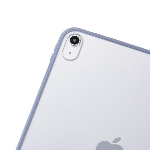 iPad 11インチ(A16)/10.9インチ(第10世代)/クリアケース/背面クリア/軽量/カラーエッジ/ブルーグレー