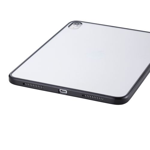 iPad 11インチ(A16)/10.9インチ(第10世代)/iPad(A16)/クリアケース/背面クリア/軽量/カラーエッジ/ブラック