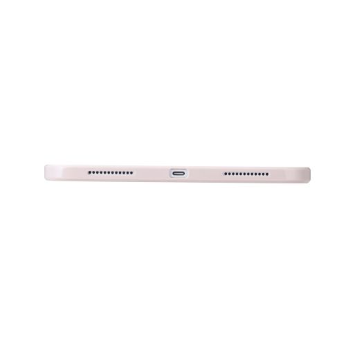 iPad 11インチ(A16)/10.9インチ(第10世代)/クリアケース/背面クリア/軽量/カラーエッジ/グレージュ