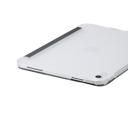 iPad 11インチ(A16)/10.9インチ(第10世代)/フラップケース/薄型軽量/背面クリア/2アングル/スリープ対応/ブラック