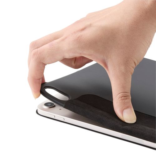iPad 11インチ(A16)/10.9インチ(第10世代)/フラップケース/超薄型/マグネット装着/スリープ対応/ブラック