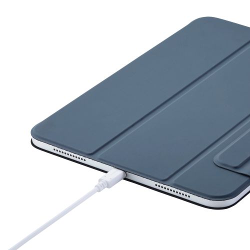 iPad 11インチ(A16)/10.9インチ(第10世代)/フラップケース/超薄型/マグネット装着/スリープ対応/ネイビー