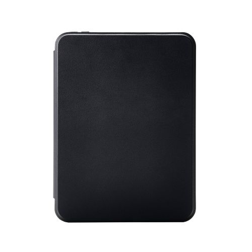 8.3インチiPad mini(A17 Pro)/フラップケース/360度回転/マグネット着脱/背面クリア/ブラック