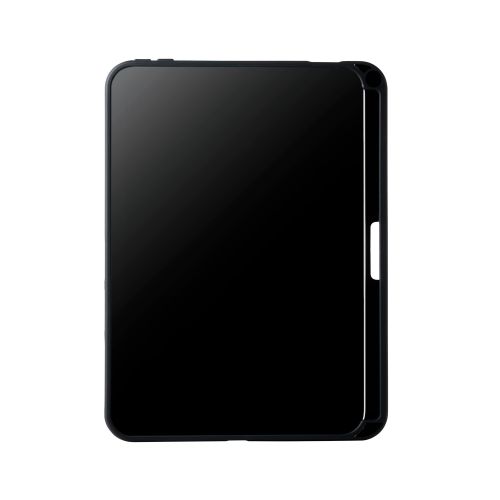 8.3インチiPad mini(A17 Pro)/フラップケース/360度回転/マグネット着脱/背面クリア/ブラック