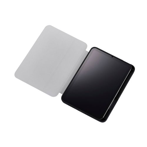 8.3インチiPad mini(A17 Pro)/フラップケース/衝撃吸収/Apple Pencil収納/スリープ対応/ブラック