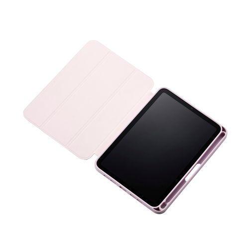 8.3インチiPad mini(A17 Pro)/フラップケース/CHIC STYLE/背面クリア/ラベンダー