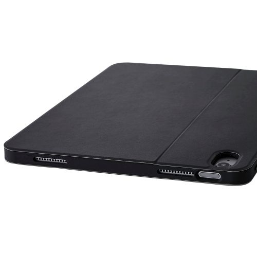 13インチiPad Air(M2)/フラップケース/衝撃吸収/ApplePencil収納/スリープ対応/ブラック