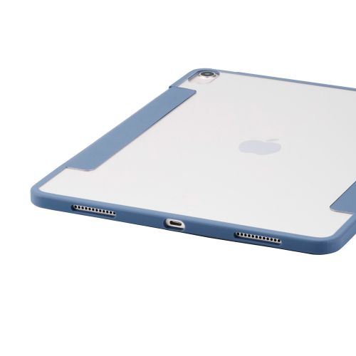 13インチiPad Air(M2)/フラップケース/薄型軽量/背面クリア/フレームカラー/ブルーグレー