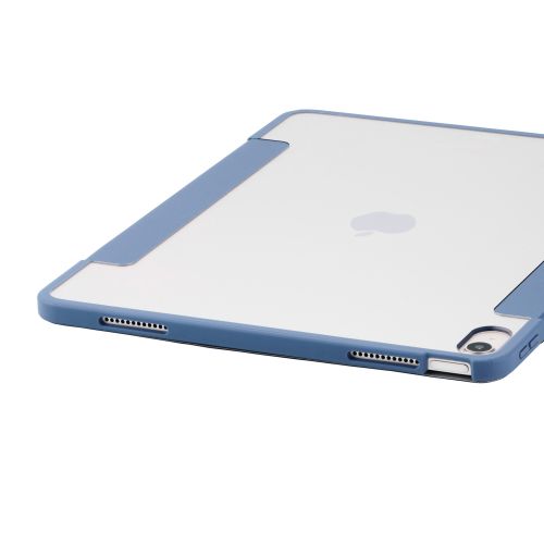 13インチiPad Air(M2)/フラップケース/薄型軽量/背面クリア/フレームカラー/ブルーグレー