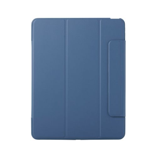 13インチiPad Air(M2)/フラップケース/薄型軽量/背面クリア/フレームカラー/ブルーグレー