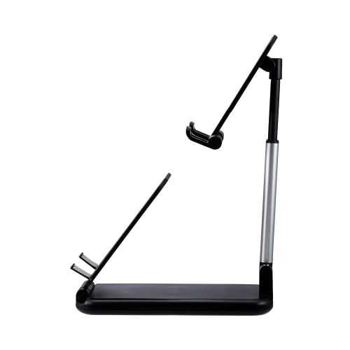 タブレット用スタンド/2台設置可能/角度調節可能/ブラック
