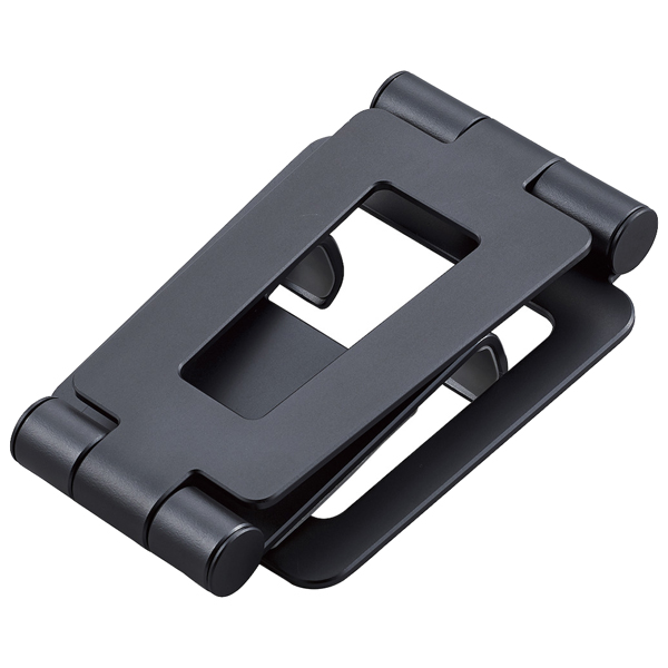 タブレット用スタンド/アルミスタンド/角度調節可能/ブラック